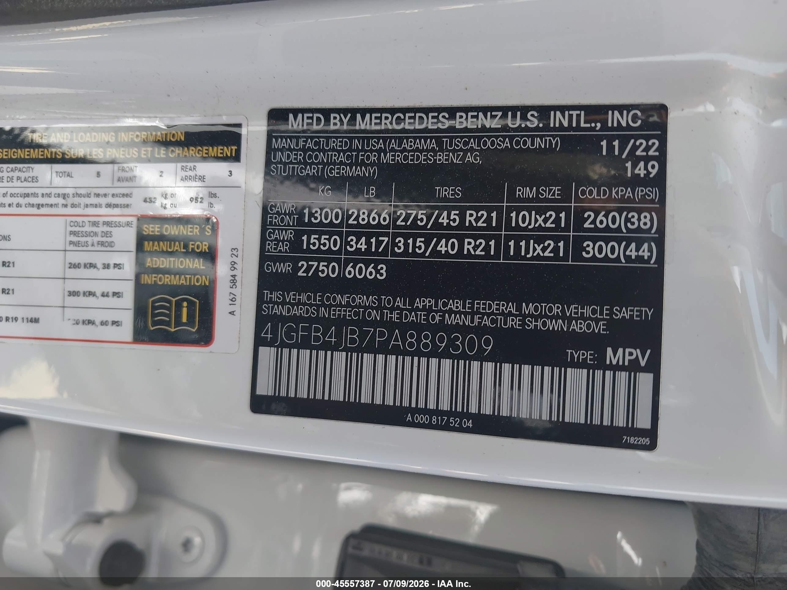 2023 MERCEDES-BENZ GLE 350 GLE350