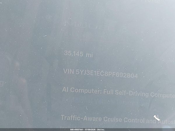 2023 TESLA MODEL 3