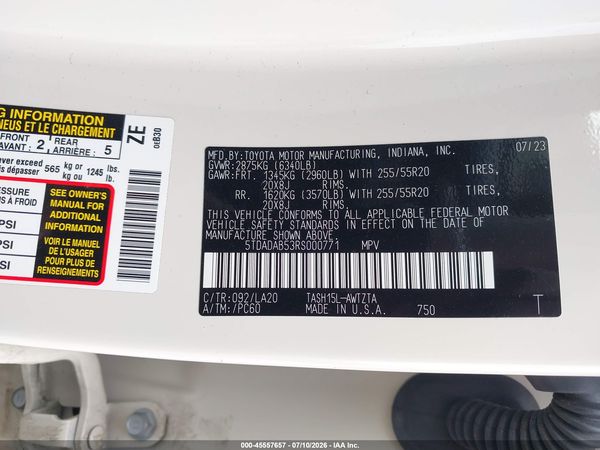 2024 TOYOTA GRAND HIGHLANDER HYBRID PLATINUM MAX