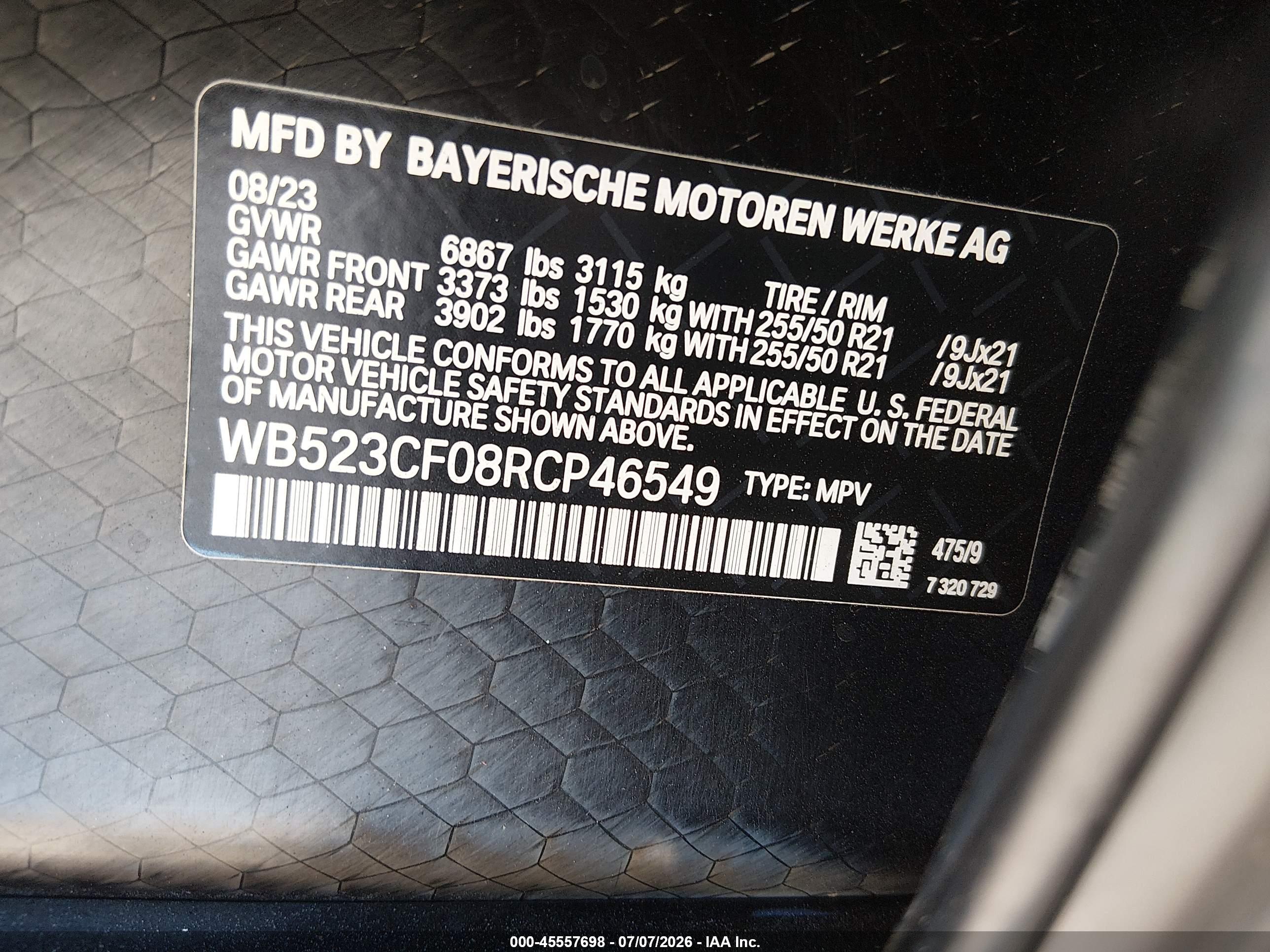 2024 BMW IX XDRIVE50