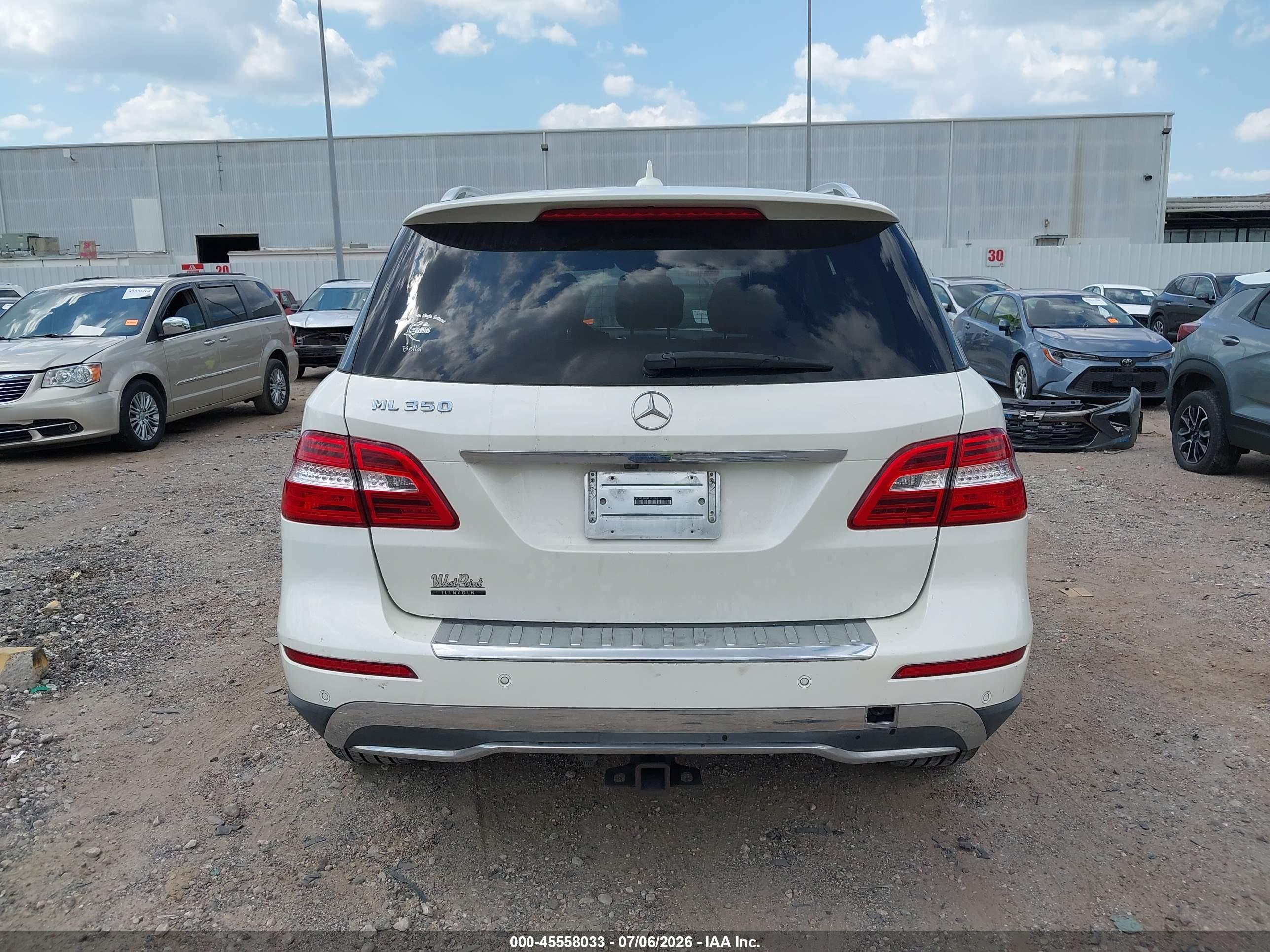2013 MERCEDES-BENZ ML 350 ML350