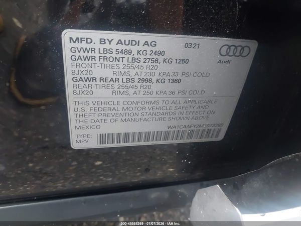 2021 AUDI Q5
