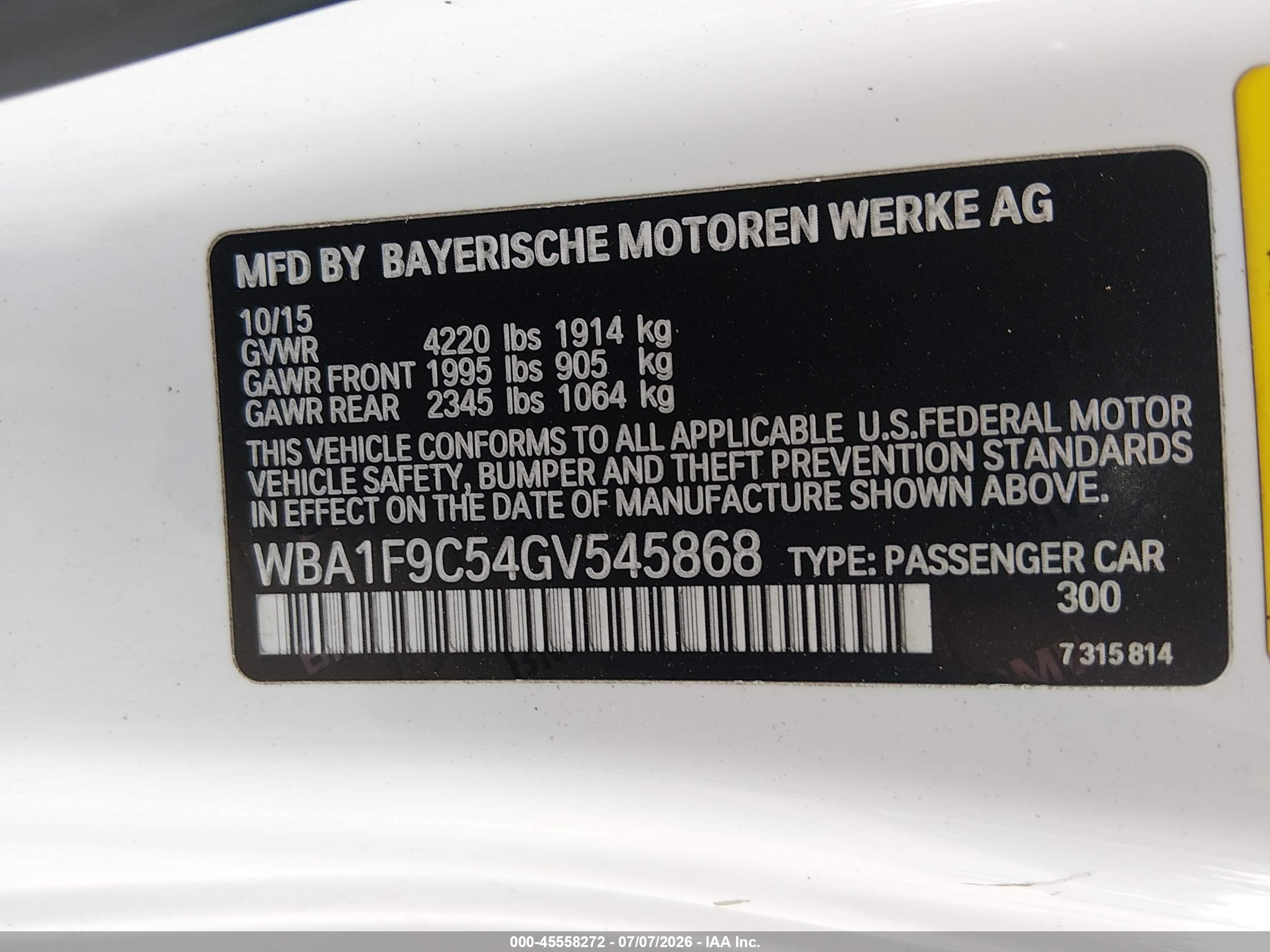 2016 BMW 228I