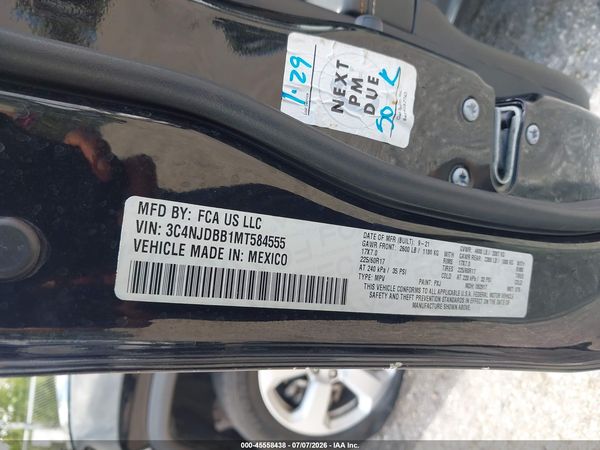 2021 JEEP COMPASS LATITUDE 4X4