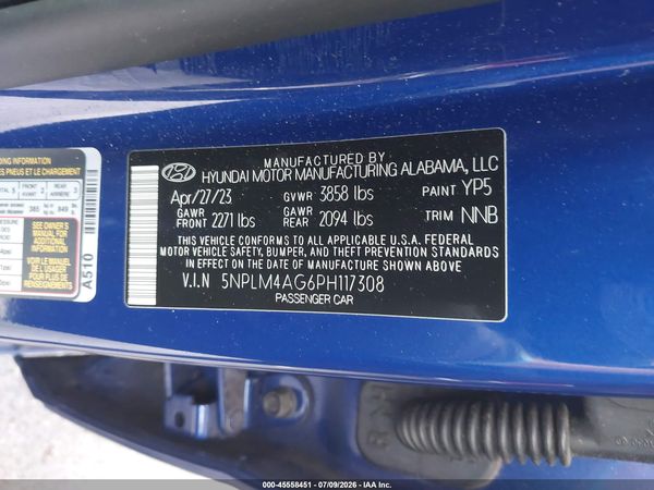 2023 HYUNDAI ELANTRA SEL