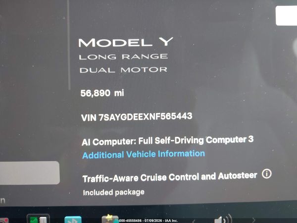 2022 TESLA MODEL Y
