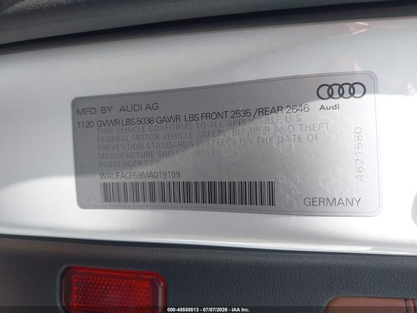 2021 AUDI A5 SPORTBACK