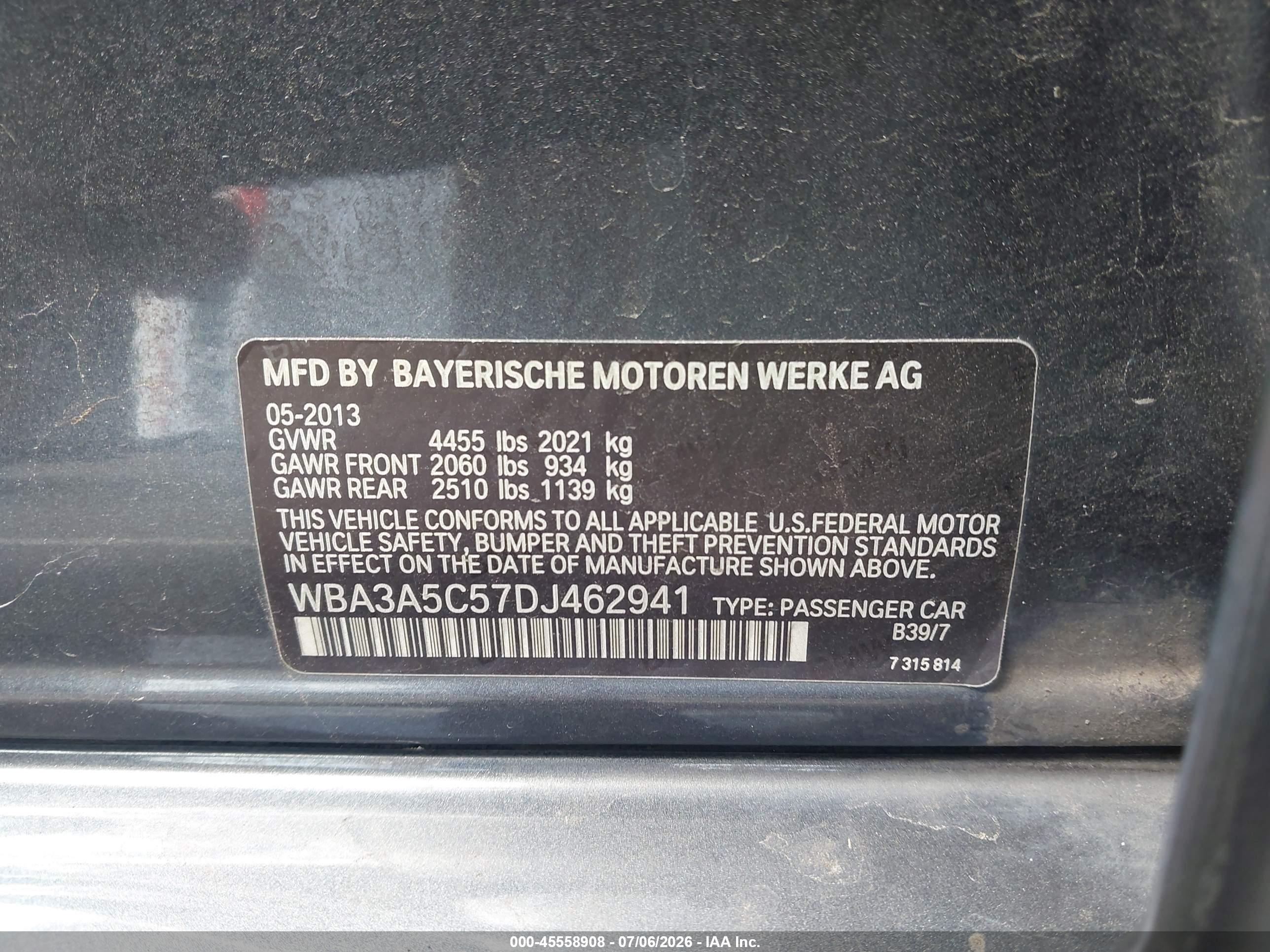 2013 BMW 328I