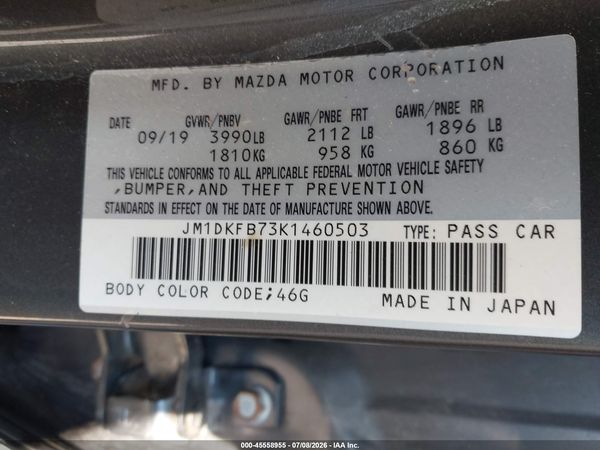 2019 MAZDA CX-3 SPORT