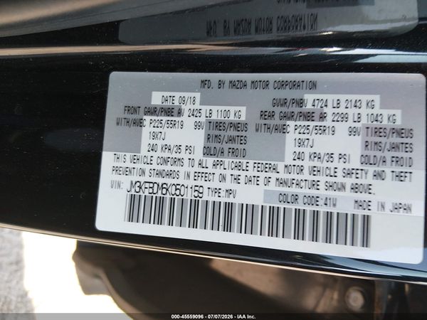 2019 MAZDA CX-5 GRAND TOURING