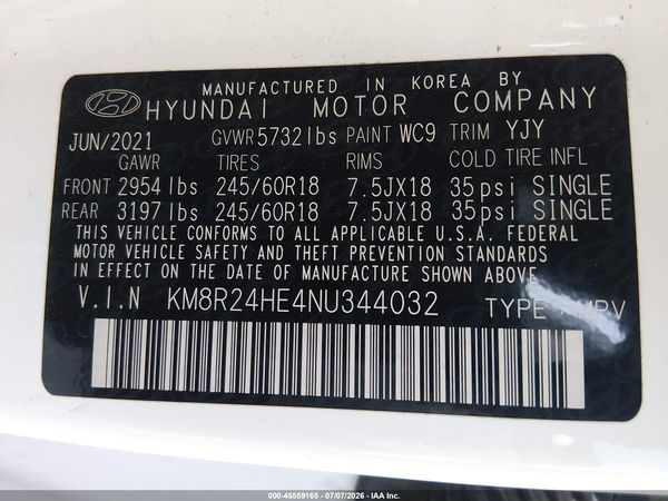 2022 HYUNDAI PALISADE SEL