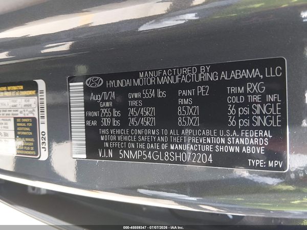 2025 HYUNDAI SANTA FE CALLIGRAPHY