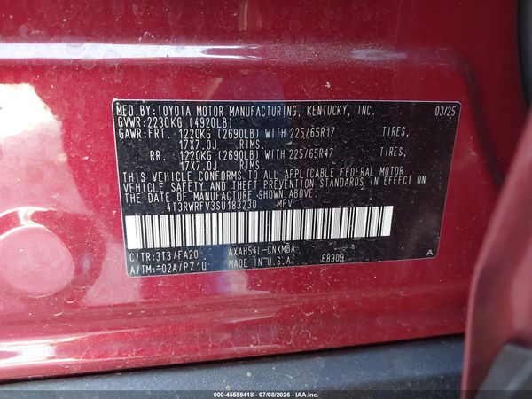 2025 TOYOTA RAV4 HYBRID XLE