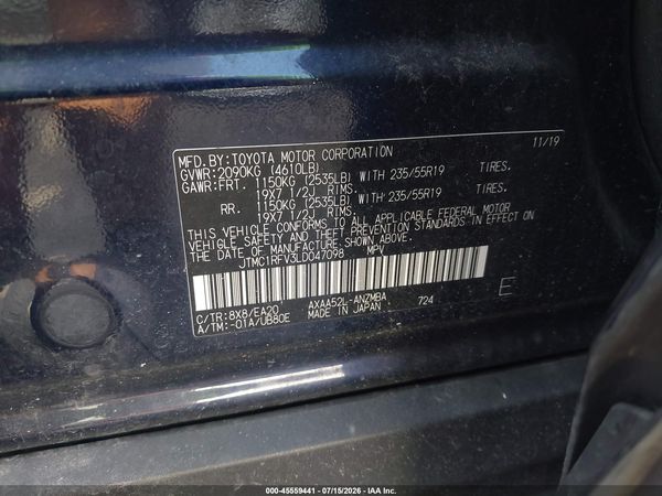 2020 TOYOTA RAV4 XLE PREMIUM