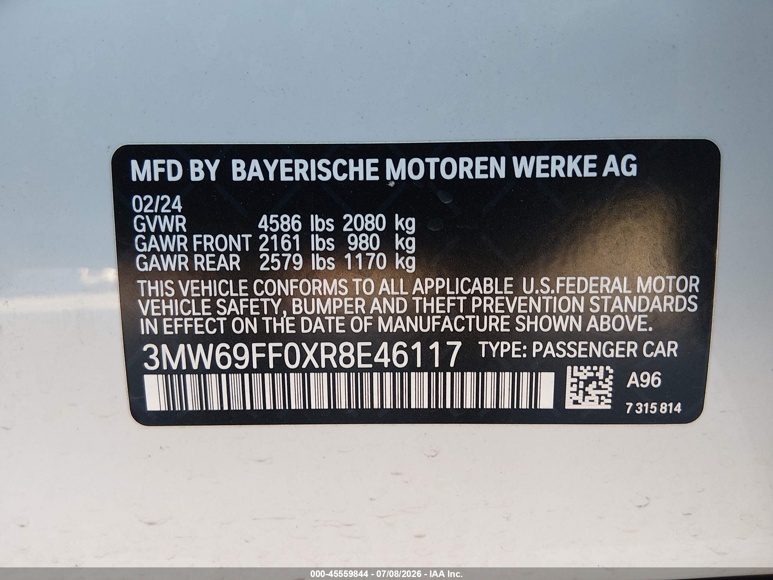 2024 BMW 330I