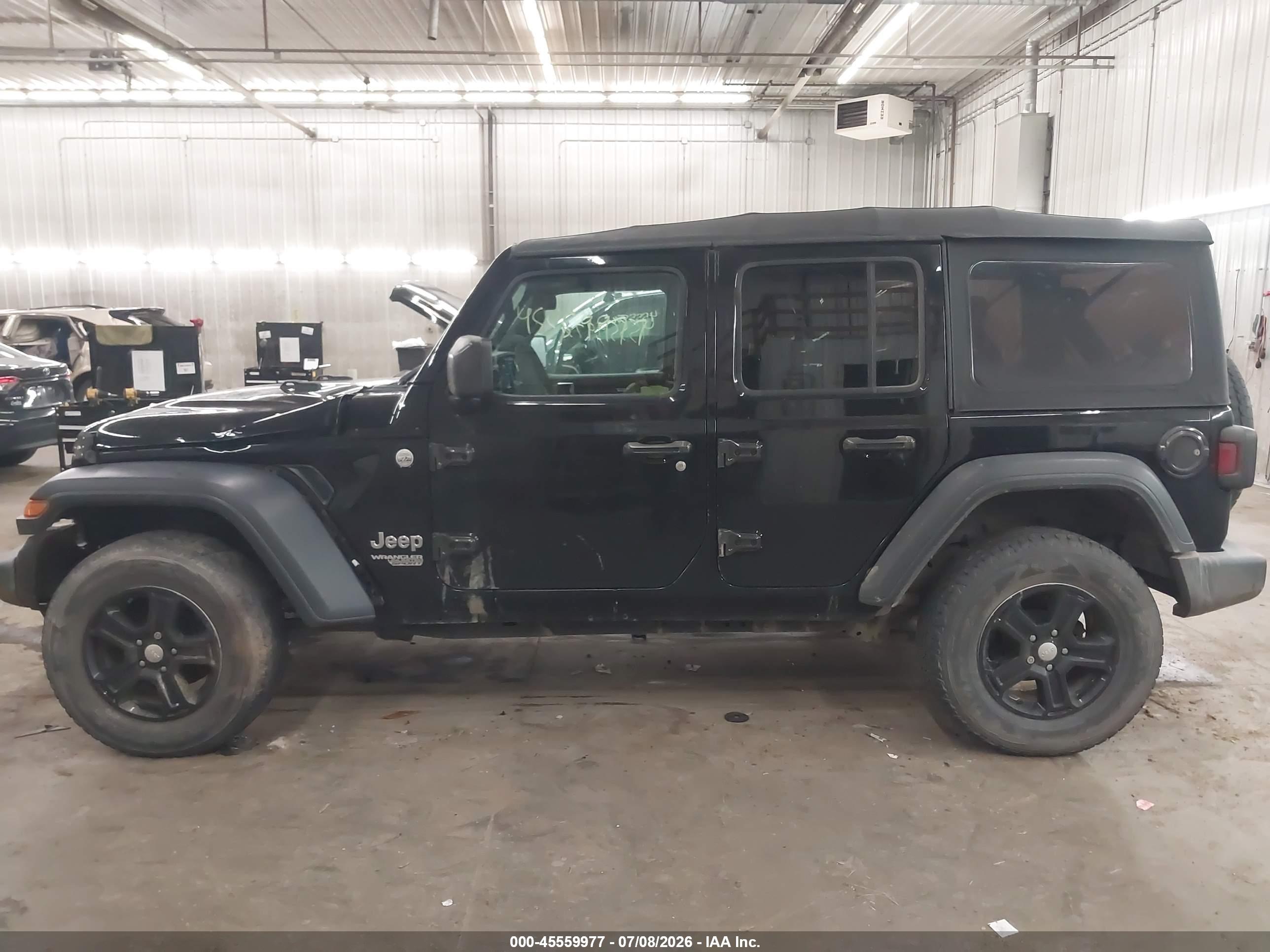 2018 JEEP WRANGLER UNLIMITED SPORT S 4X4