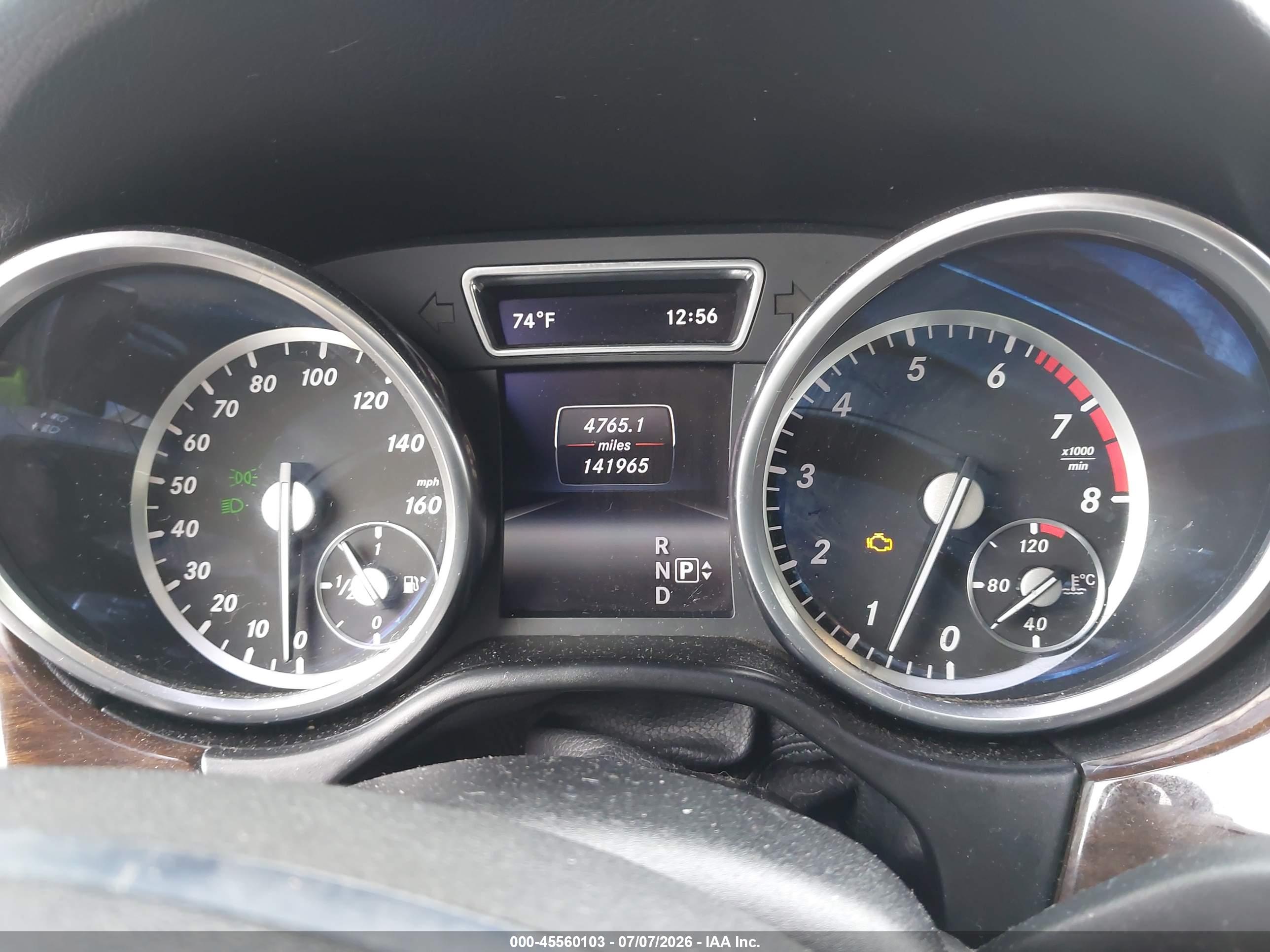 2014 MERCEDES-BENZ ML 350 ML350 4-MATIC