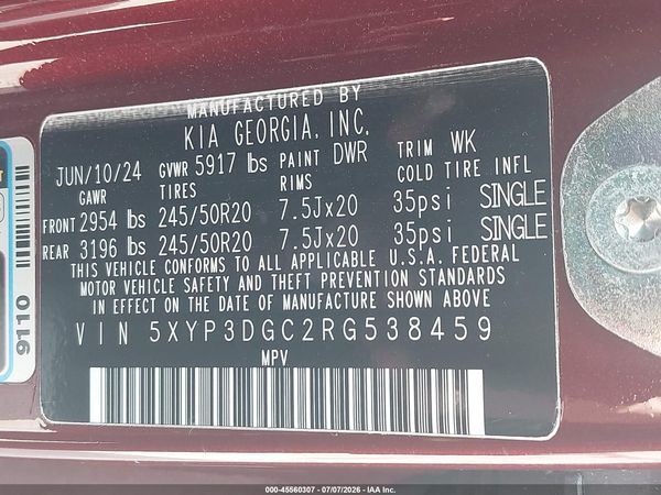2024 KIA TELLURIDE EX X-LINE