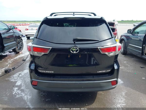 2016 TOYOTA HIGHLANDER LIMITED PLATINUM V6