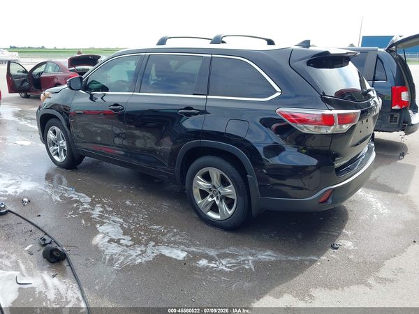 2016 TOYOTA HIGHLANDER LIMITED PLATINUM V6