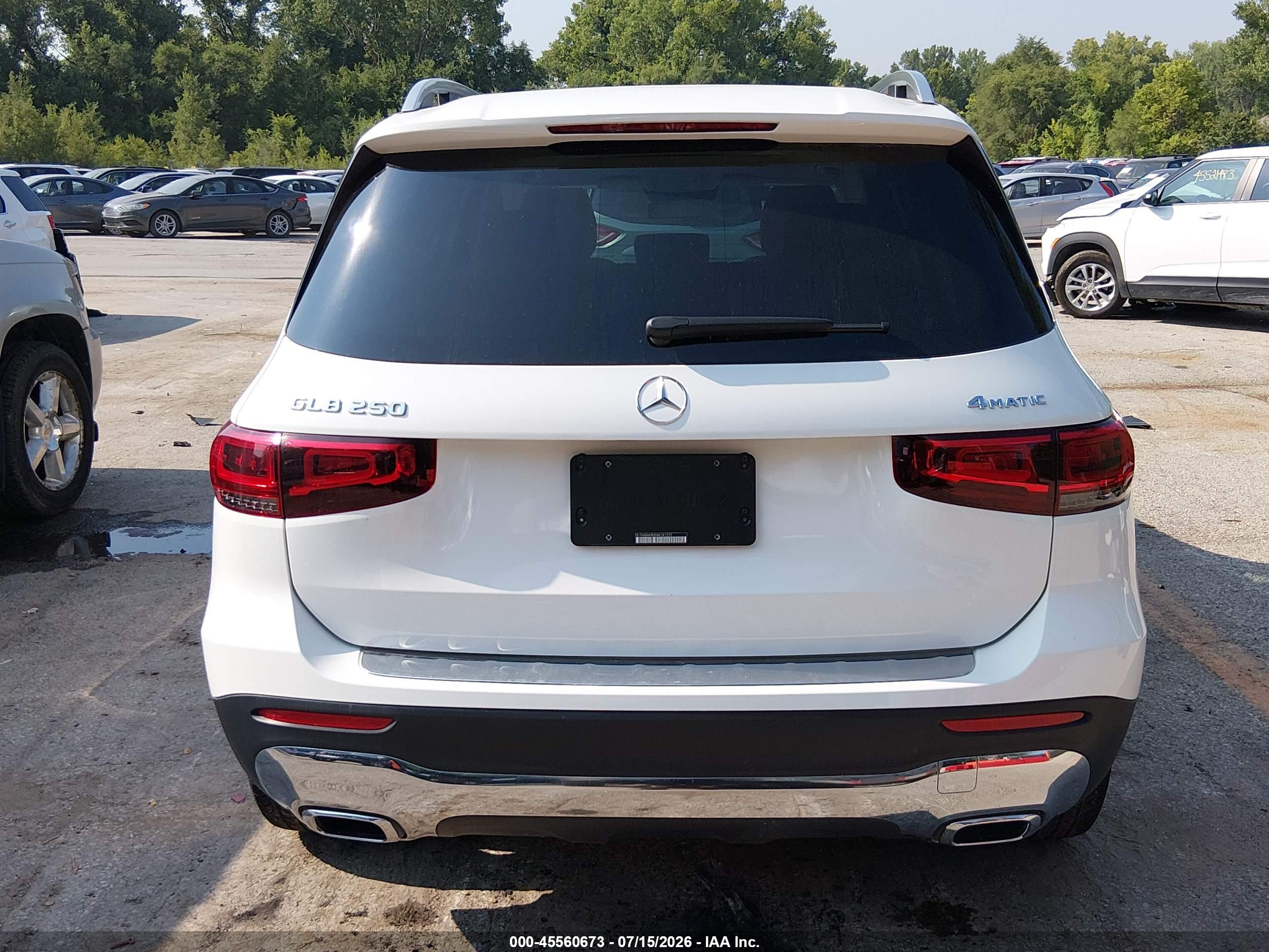 2022 MERCEDES-BENZ GLB 250 4MATIC