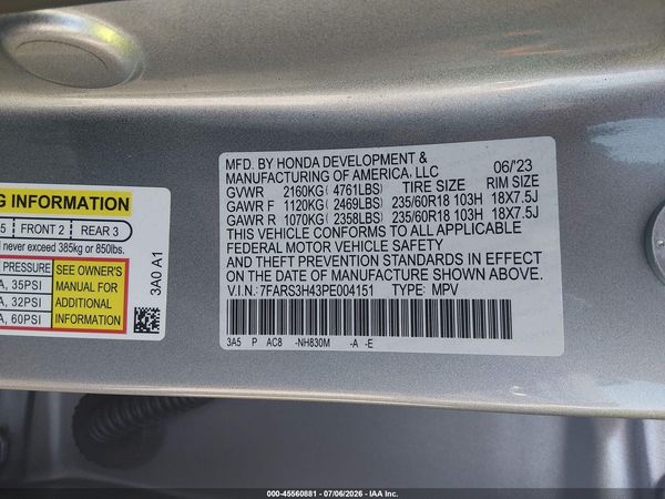 2023 HONDA CR-V EX 2WD