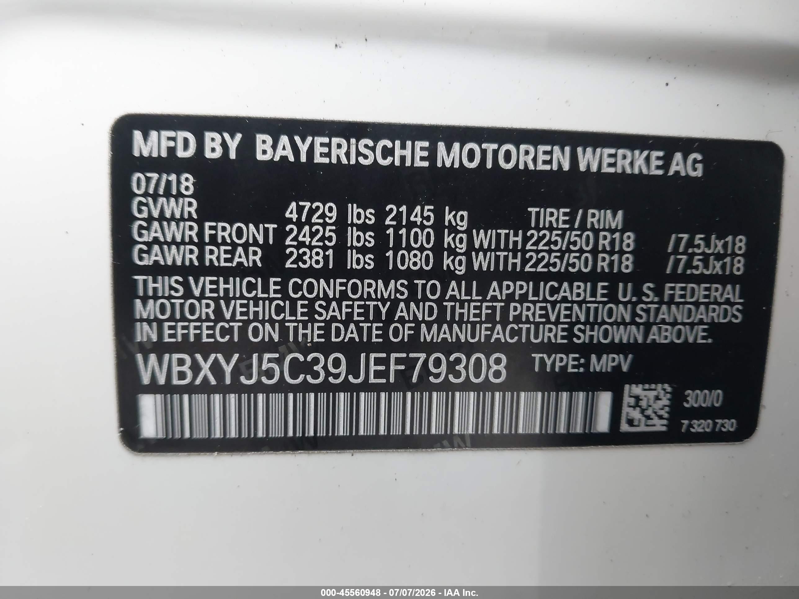 2018 BMW X2 XDRIVE28I