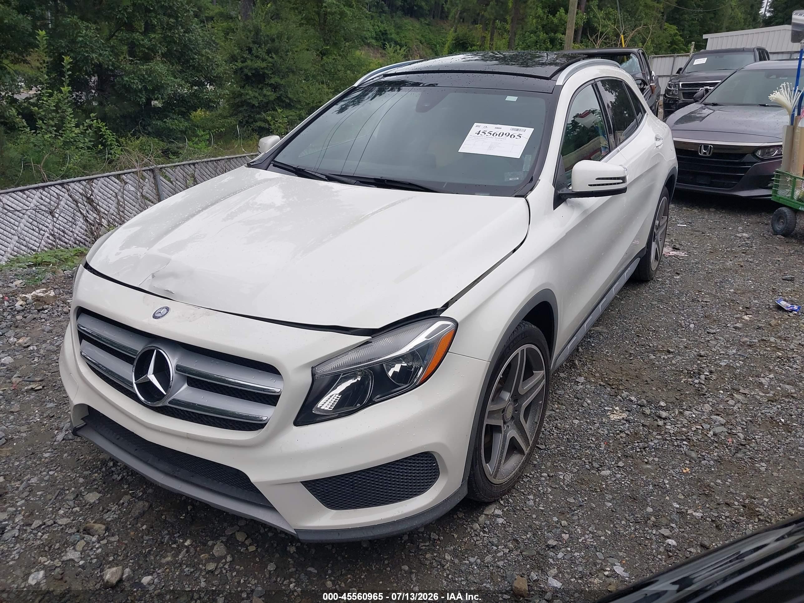 2016 MERCEDES-BENZ GLA 250 GLA250