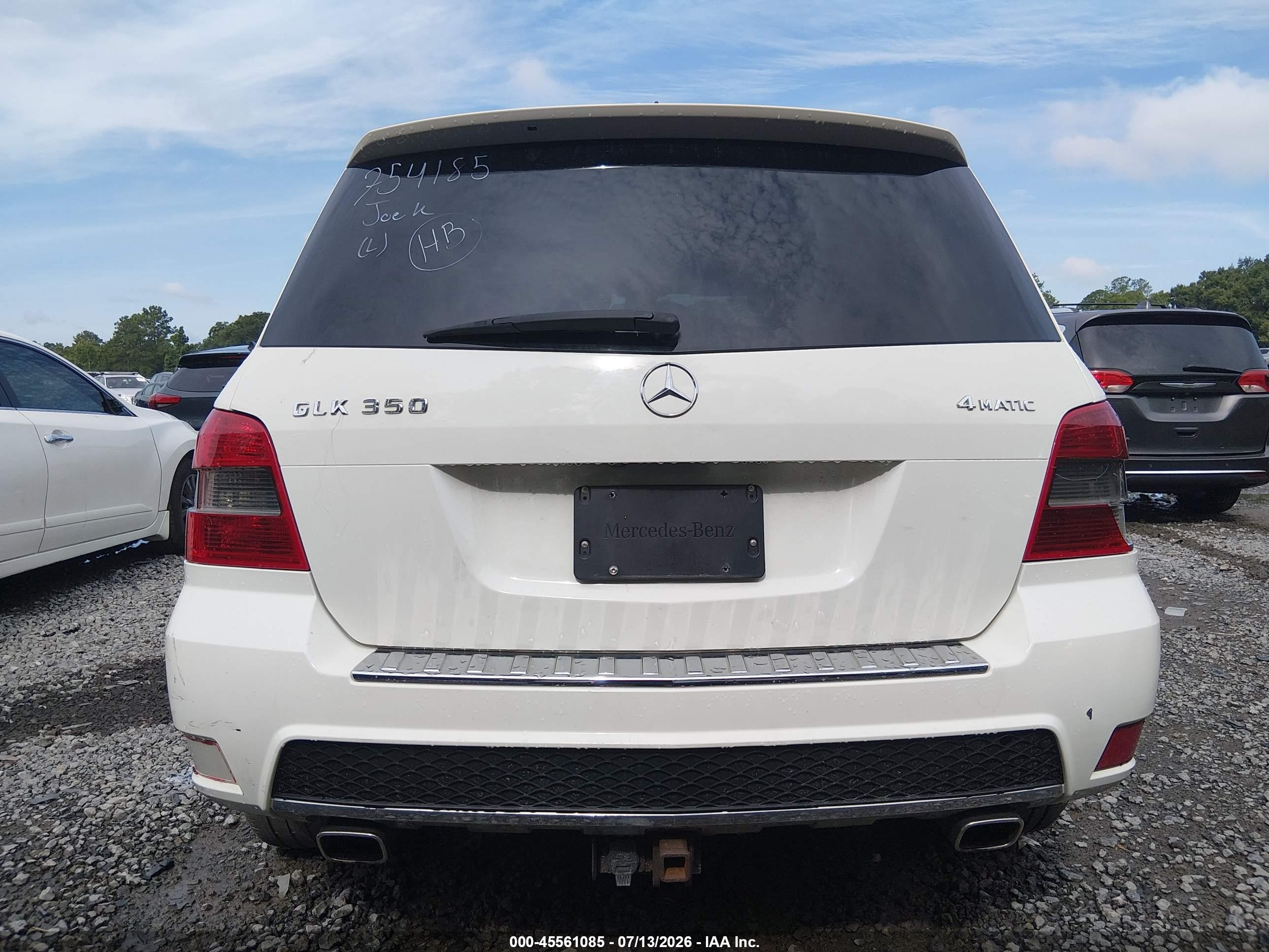 2012 MERCEDES-BENZ GLK 350 GLK350 4-MATIC