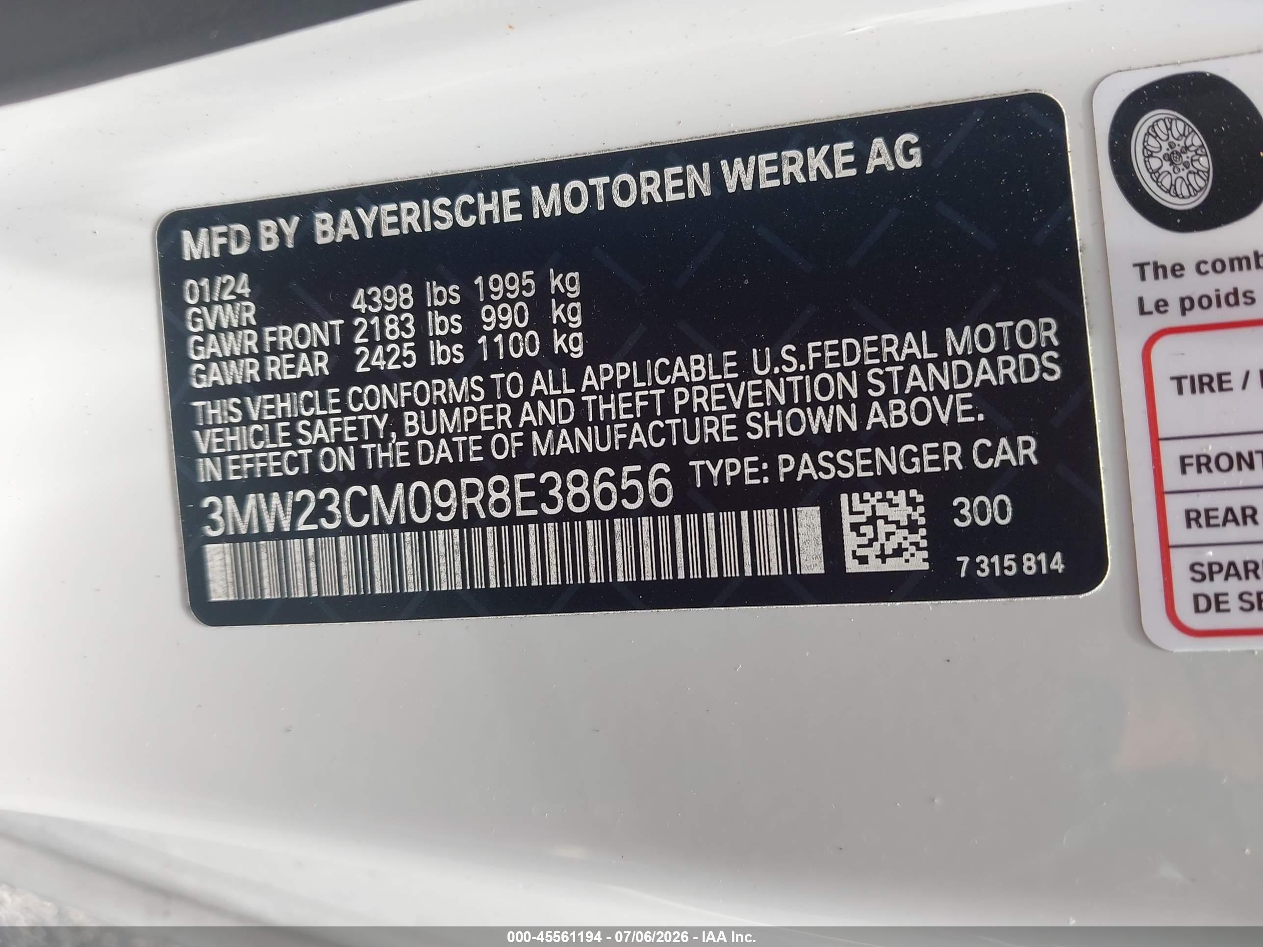 2024 BMW 230I