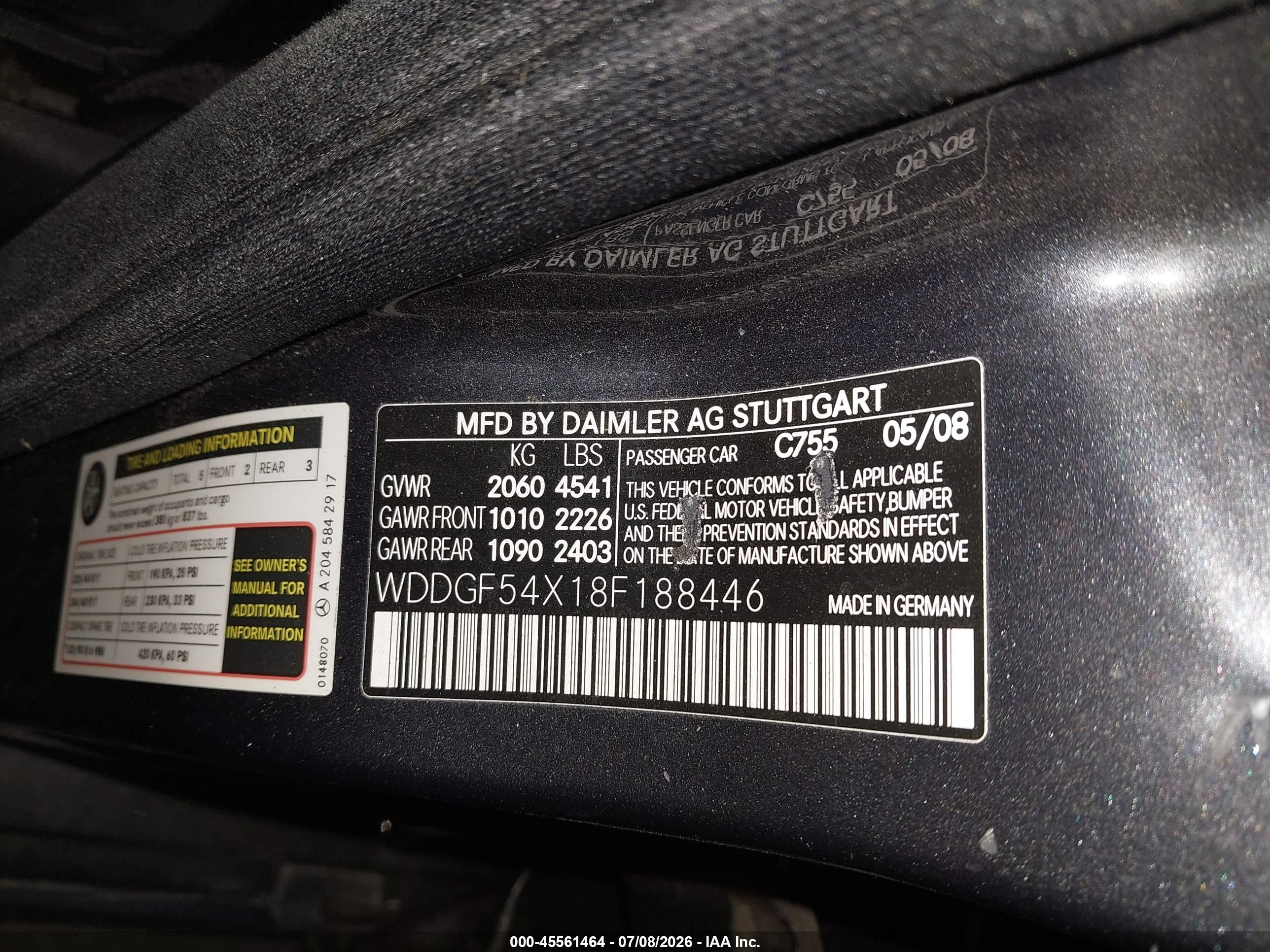 2008 MERCEDES-BENZ C 300 C300