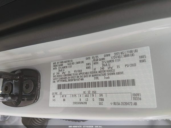 2025 FORD F-150 LARIAT