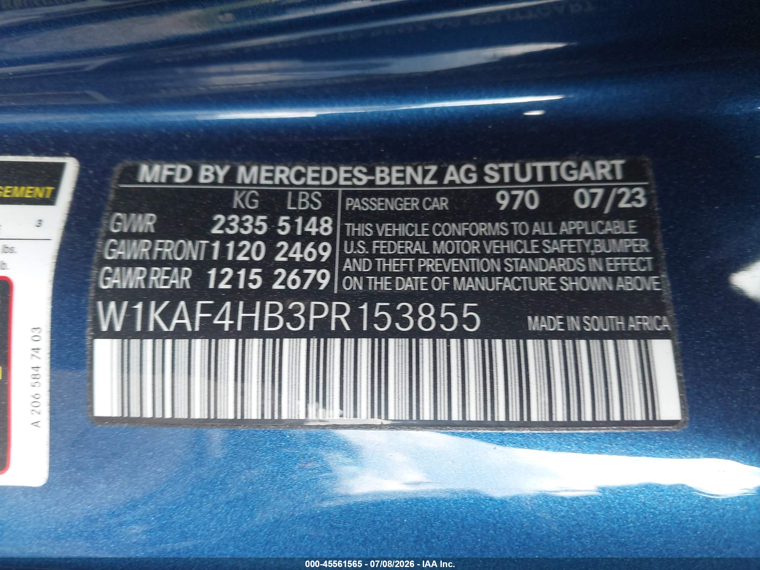 2023 MERCEDES-BENZ C 300 4MATIC