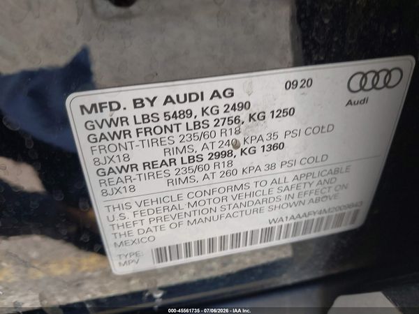 2021 AUDI Q5