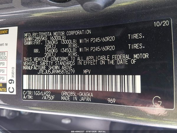 2021 TOYOTA 4RUNNER