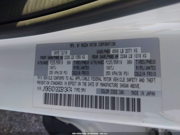 2016 MAZDA CX-5 GRAND TOURING