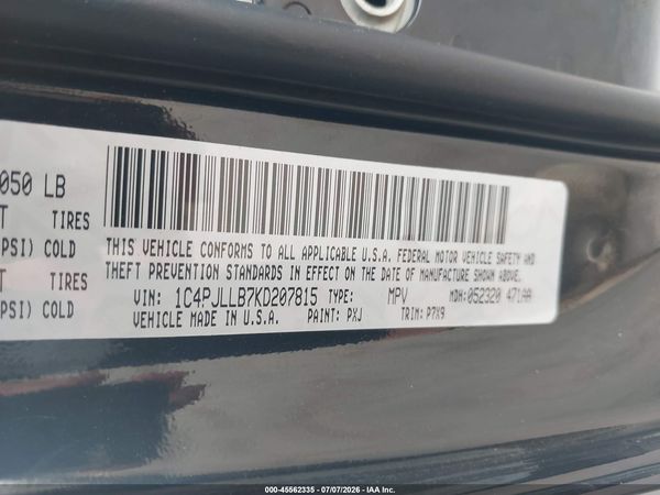 2019 JEEP CHEROKEE LATITUDE PLUS FWD
