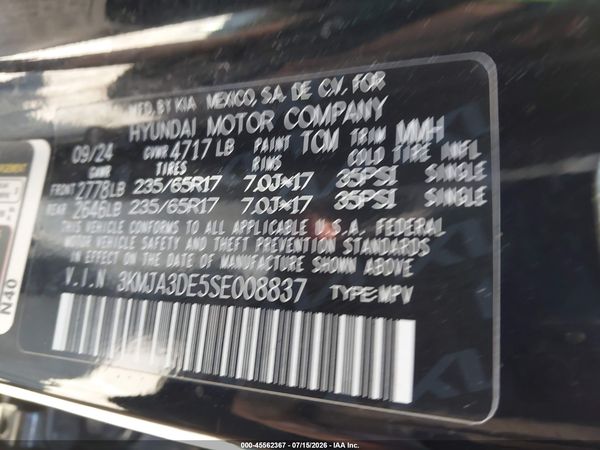 2025 HYUNDAI TUCSON SE