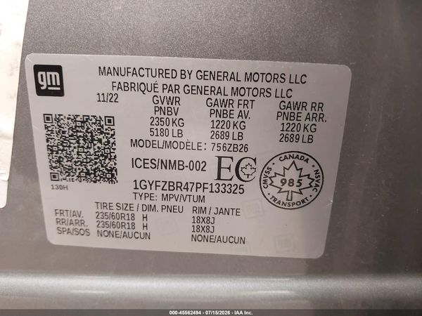 2023 CADILLAC XT4 LUXURY