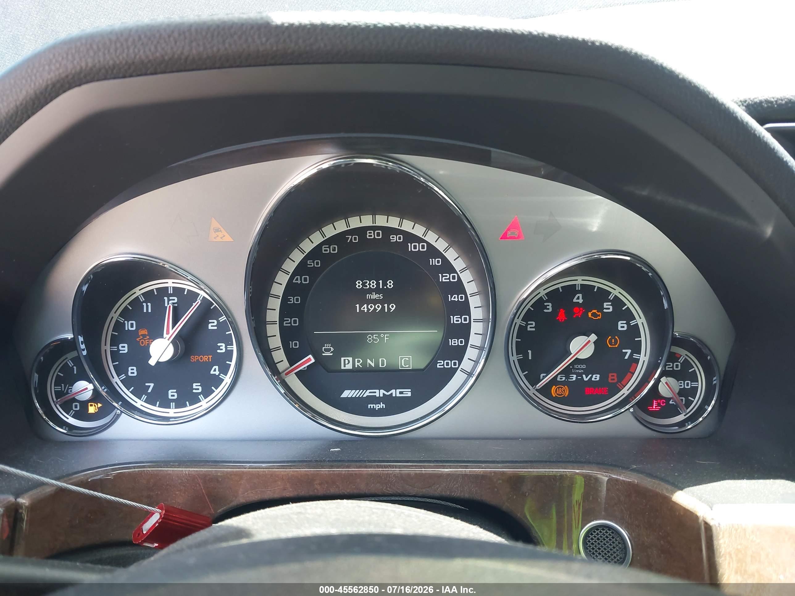 2011 MERCEDES-BENZ E 63 AMG E63 AMG