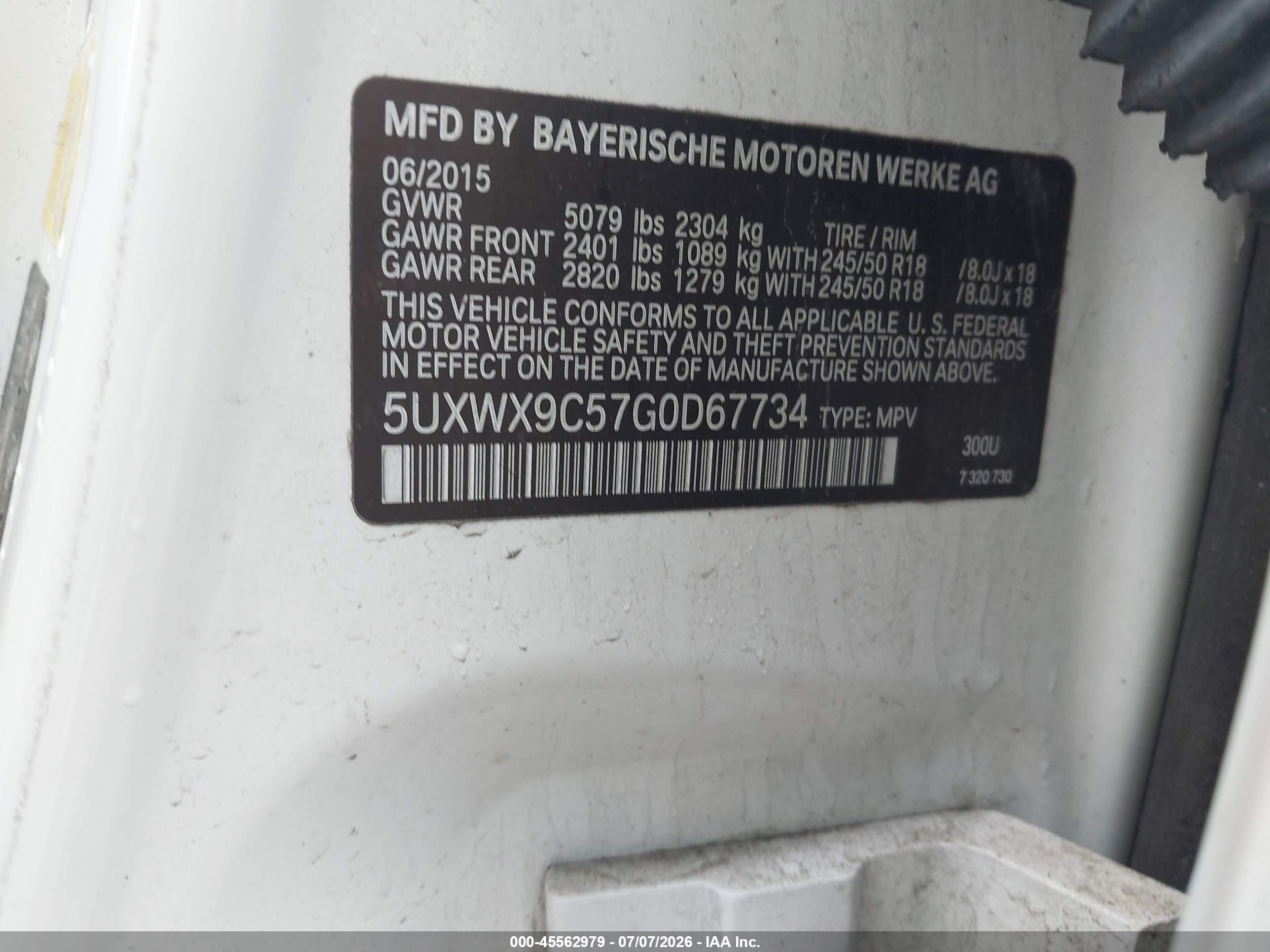 2016 BMW X3 XDRIVE28I