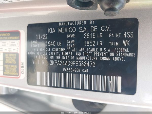 2023 KIA RIO LX