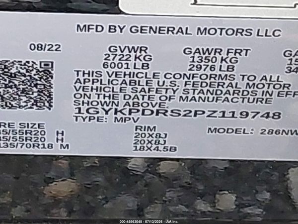 2023 CADILLAC XT6 AWD PREMIUM LUXURY