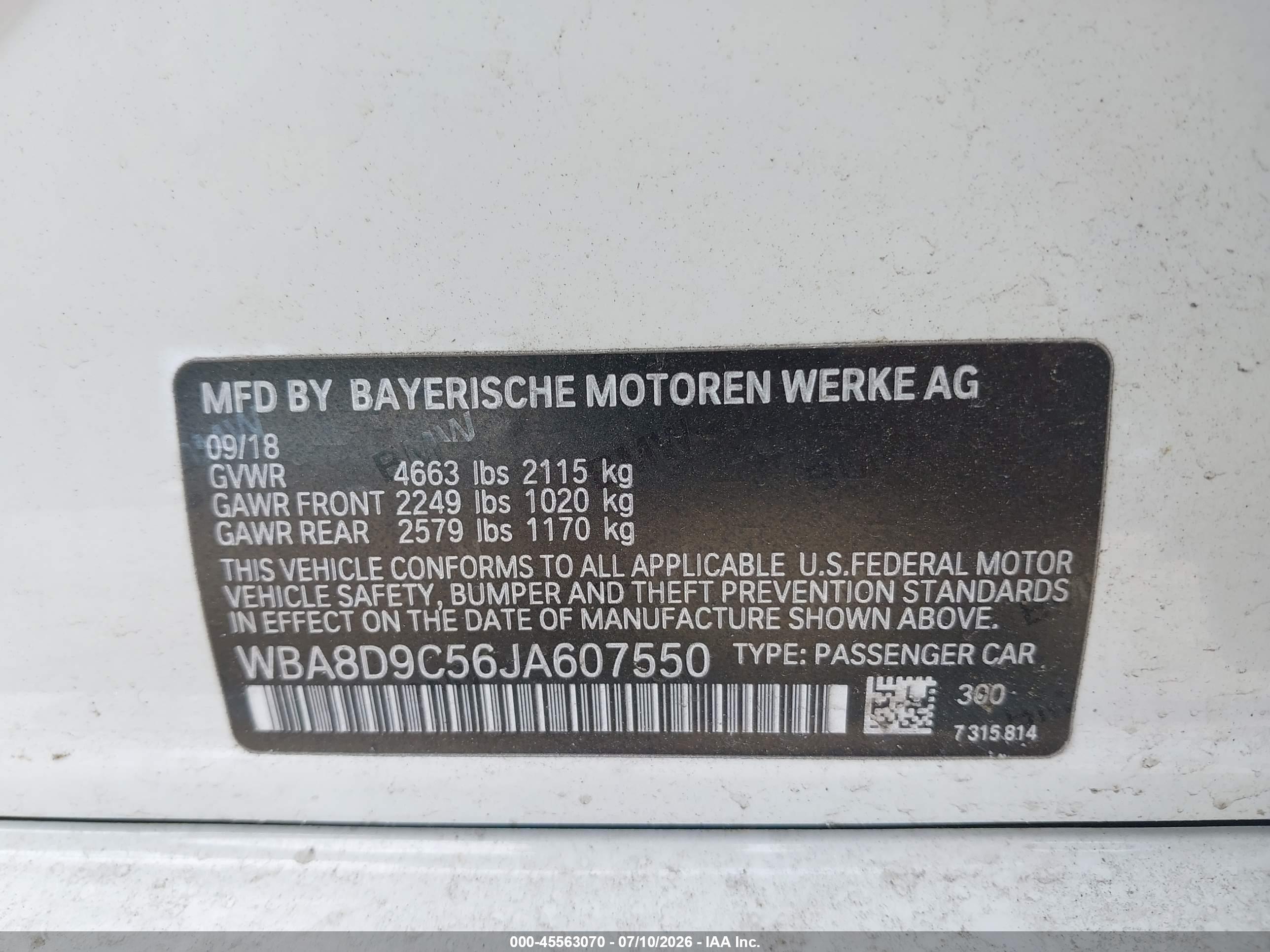 2018 BMW 330I XDRIVE
