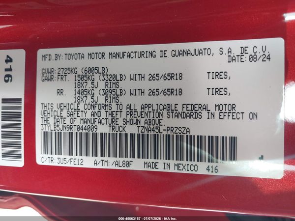 2024 TOYOTA TACOMA TRD SPORT