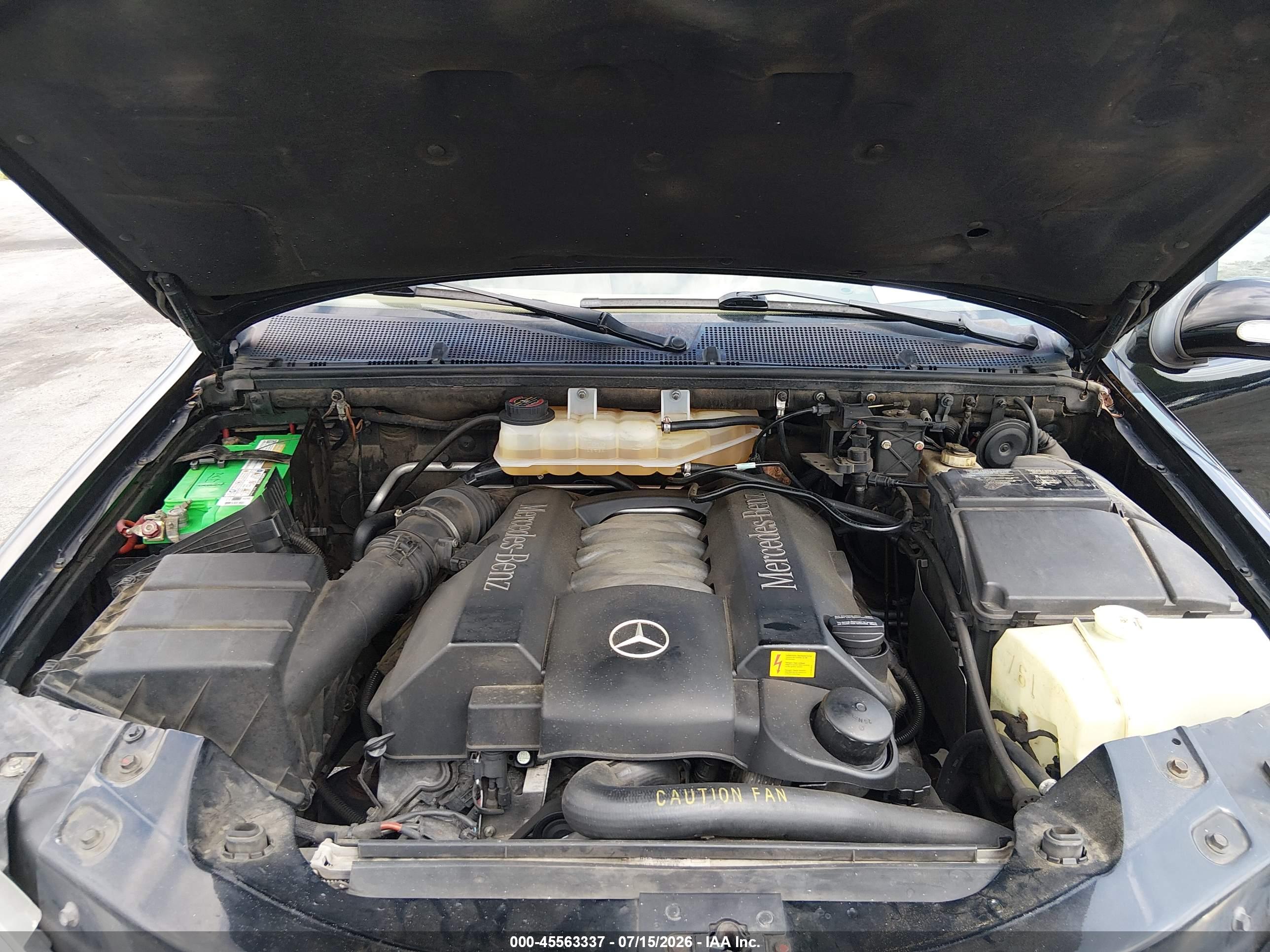 2002 MERCEDES-BENZ ML 500 ML500