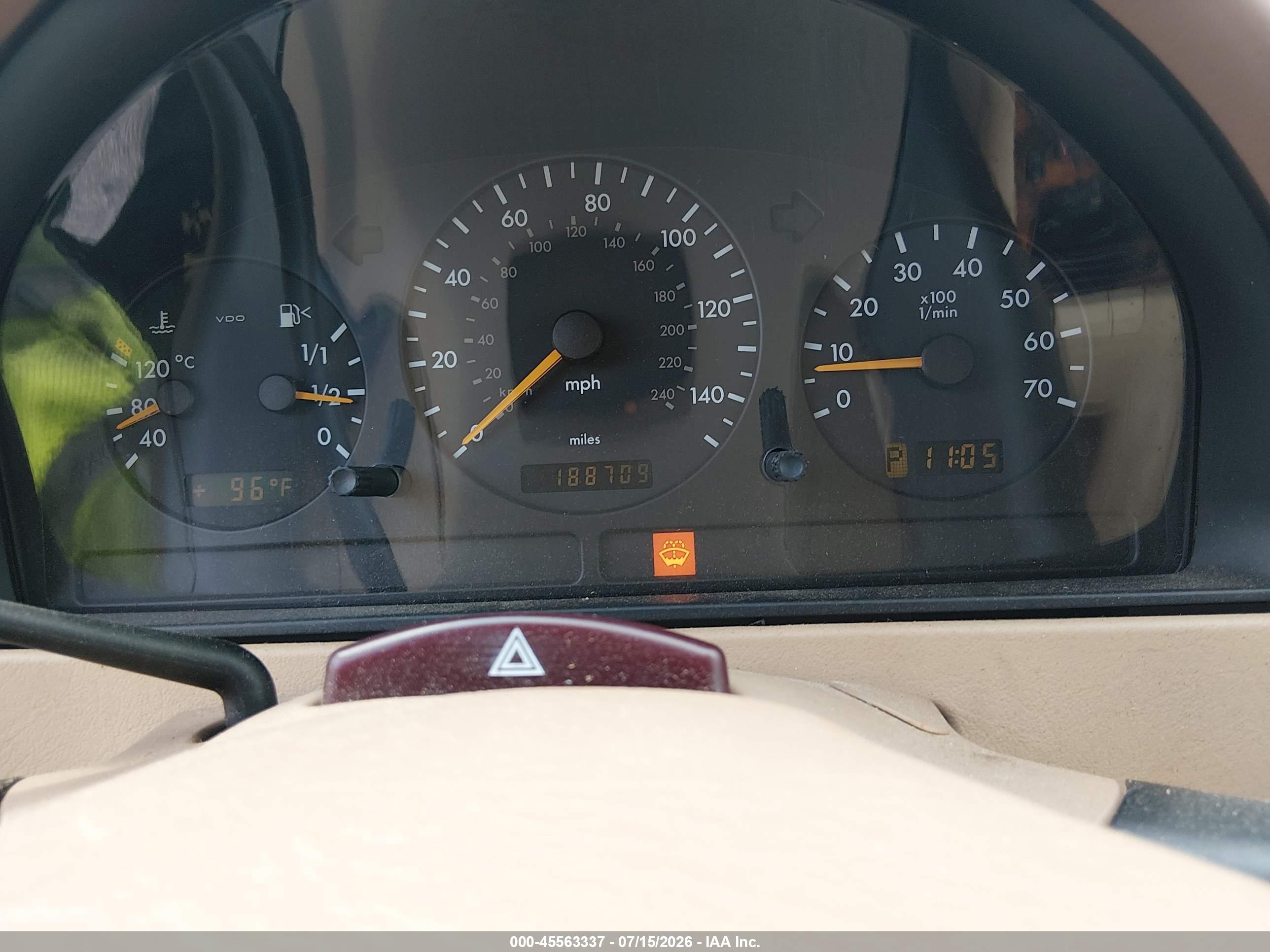 2002 MERCEDES-BENZ ML 500 ML500
