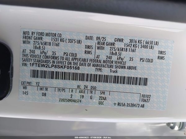 2025 FORD F-150 STX
