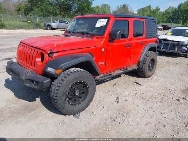 2018 JEEP WRANGLER UNLIMITED SPORT S 4X4