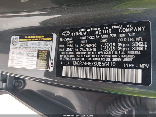 2025 HYUNDAI PALISADE SEL